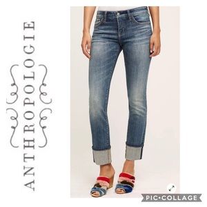 Pilcro and the Letterpress Parallel Mid-rise Jean